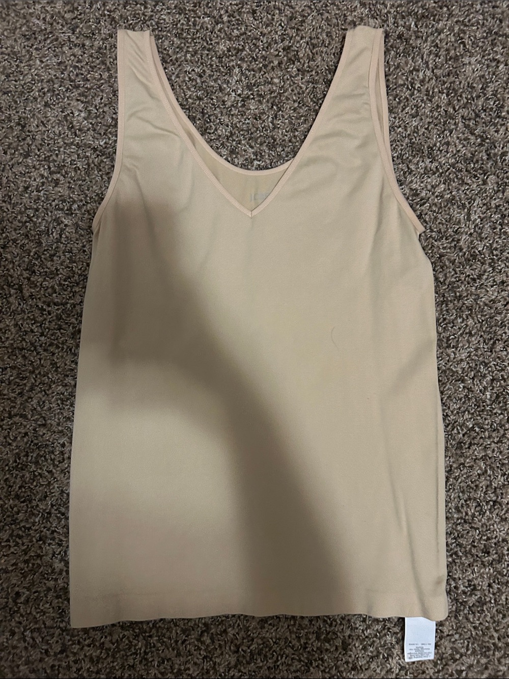 Women’s V-Neck Sleeveless Tank Top - Cream